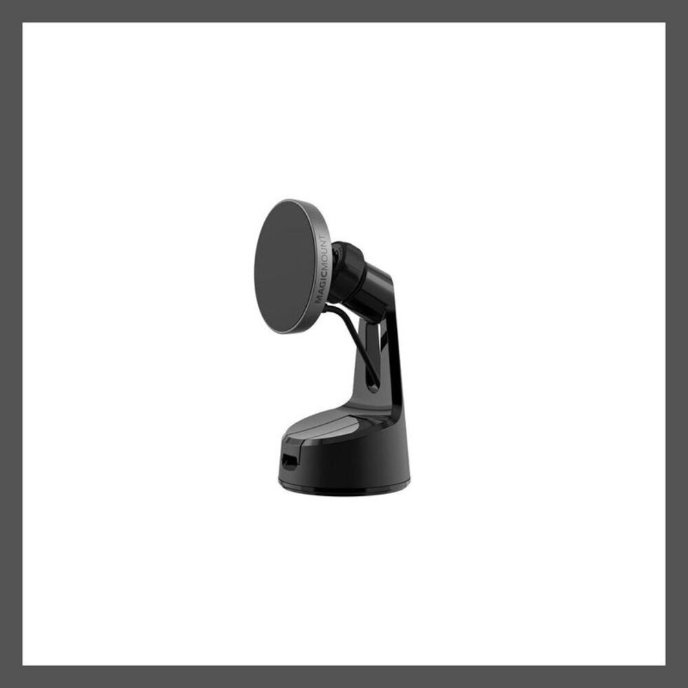 Scosche -  MagicMount Charge Pro Qi2 2-in-1 Window/Da Black